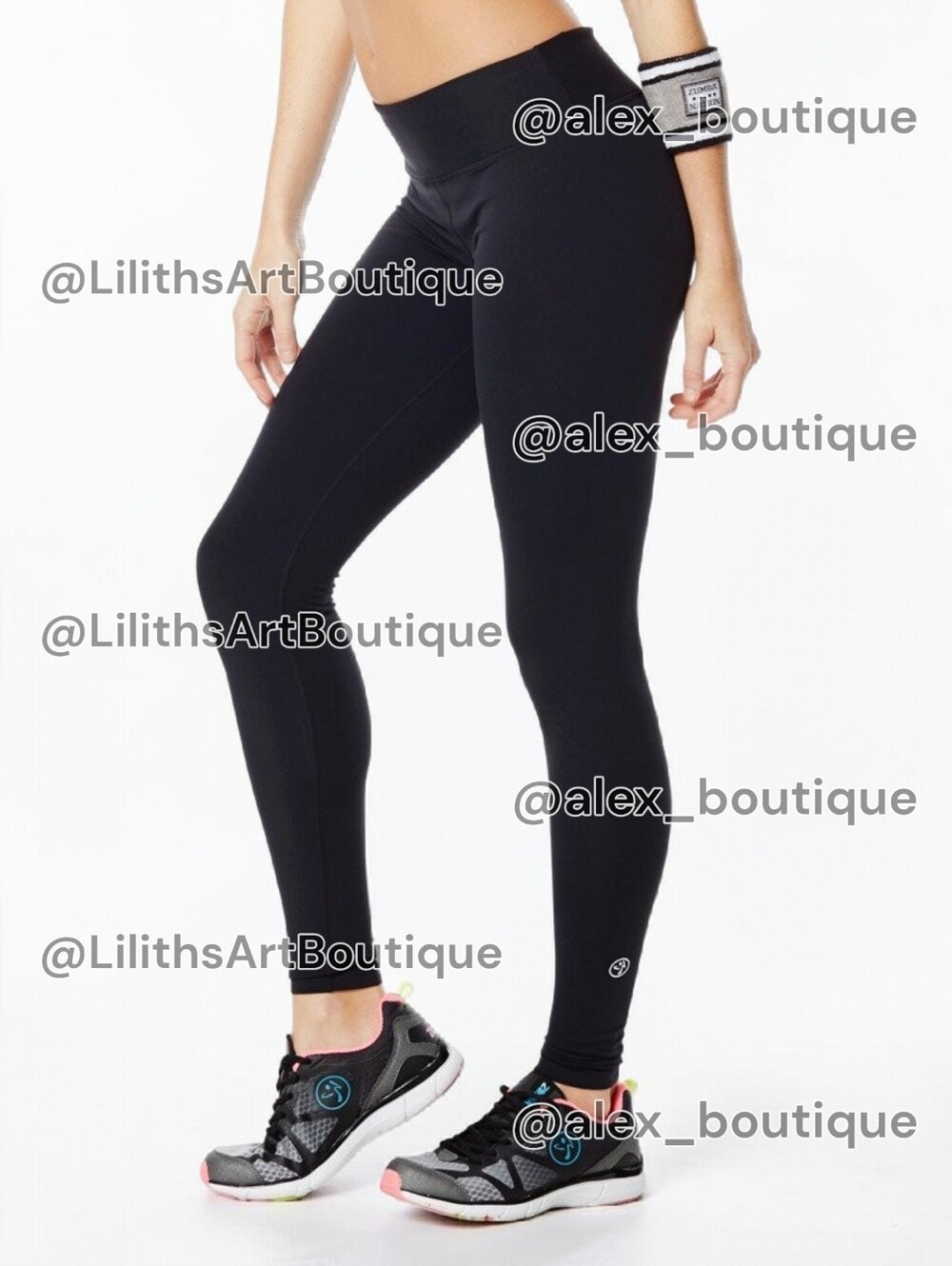 Zumba Perfect Long Leggings Sew Black Size S (E023)